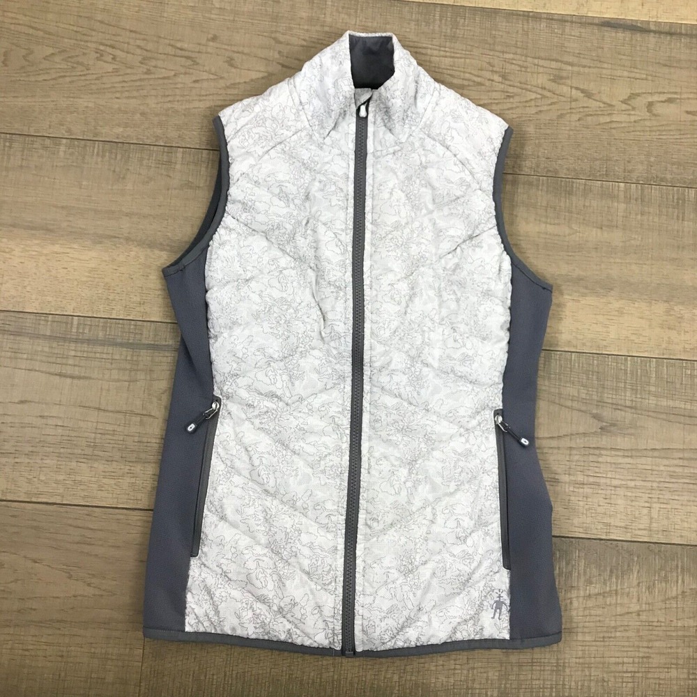 Smartwool White and Gray Vest